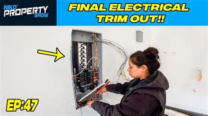 What is an electrical trim out